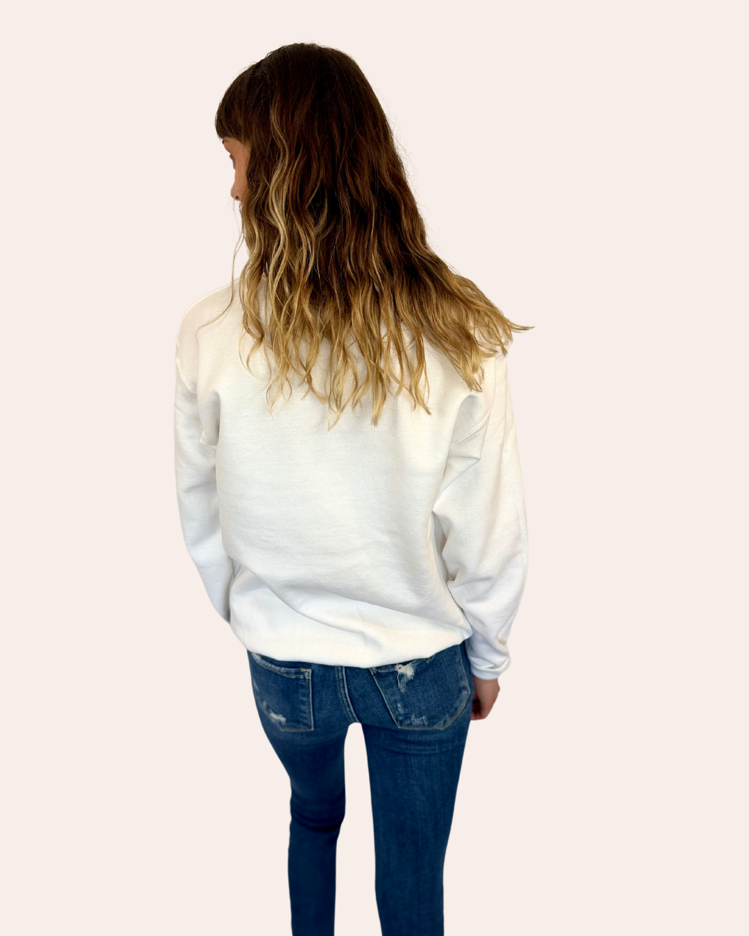 Embroidered Be The Light Sweatshirt