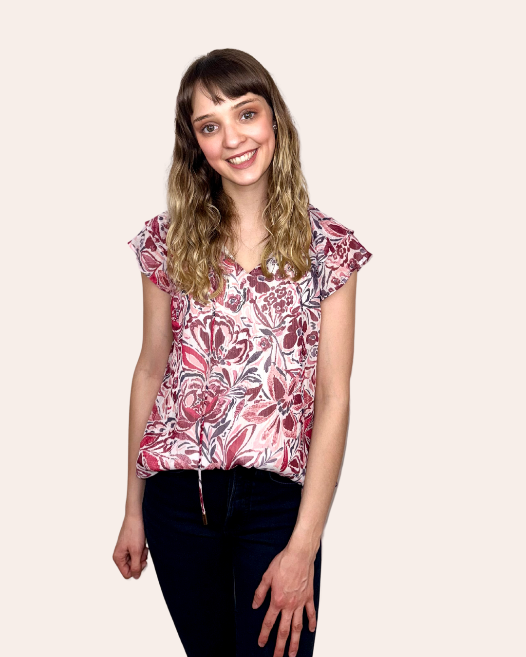 Leah Floral Blouse