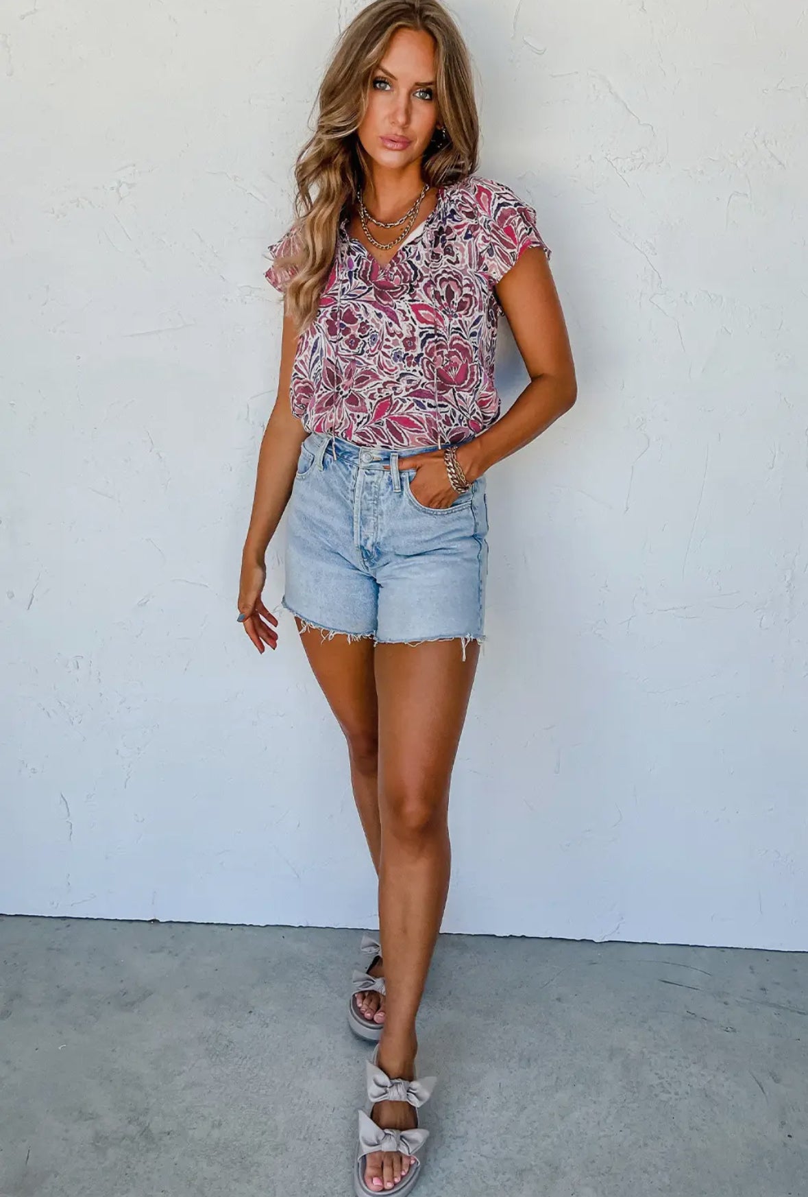 Leah Floral Blouse